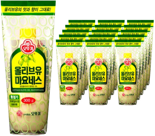 오뚜기 올리브유 마요네스, 300g, 16개