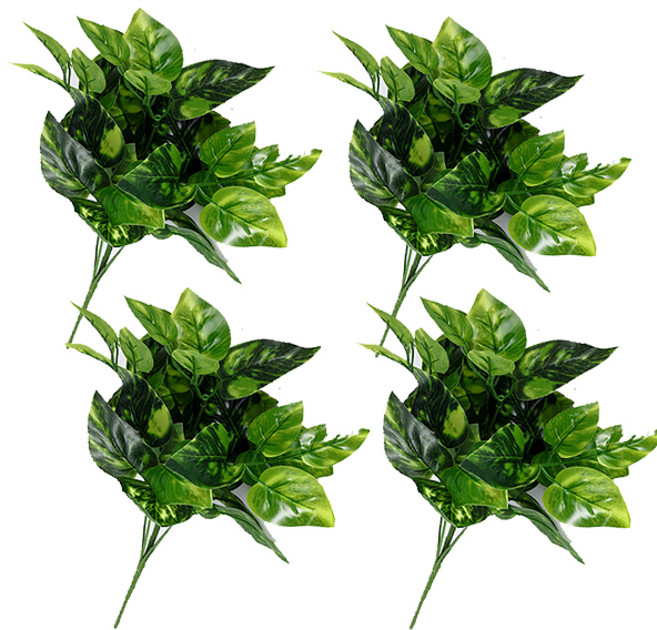 에이비엠코리아 스킨답서스 조화 부쉬, 딥그린, 4개