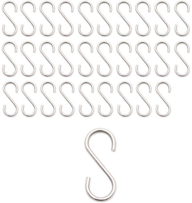 초이스하드웨어 스테인레스 S고리 36mm, 30개