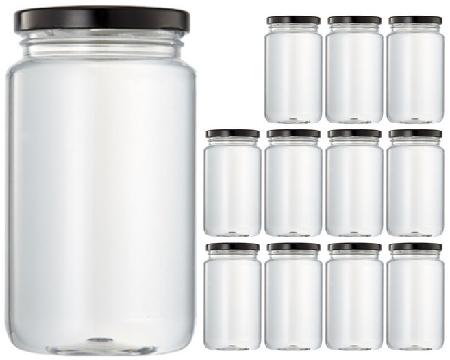 마카 트라이탄 젖병소재 클린보틀, 블랙, 500ml, 12개