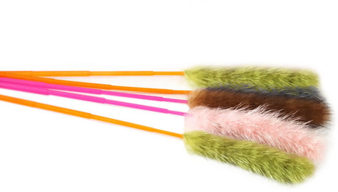 힐링타임 인조밍크 오뎅꼬치 NH-0105, 랜덤 발송, 5개