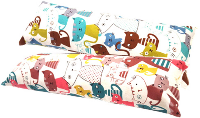 힐링타임 꿀잼 마따따비 캣닢 바스락 놀이터 쿠션 대, 혼합색상, 2개