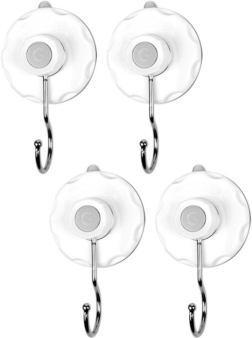 글라스터 스텐 후크 걸이 2p, 화이트, 2개