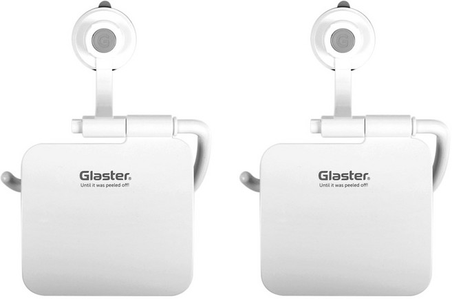 글라스터 휴지걸이, 화이트, 2개