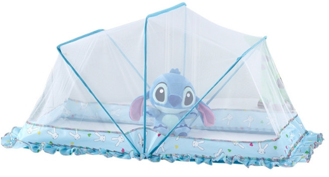 이지웜 회전 큐티자연 모기장, 블루