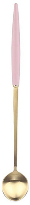 백산 보겐 에펠 골드 커트러리 롱스푼 LS, 핑크, 1개
