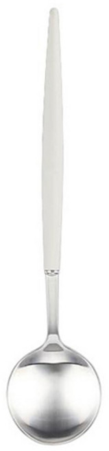 백산 보겐 에펠 샤틴 커트러리 디너스푼 DS, 화이트, 1개