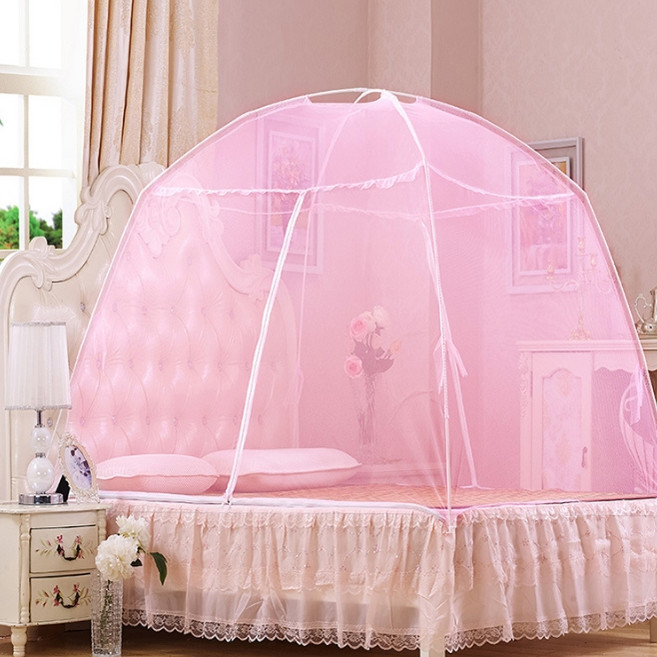 이지웜 썸머 브라켓 모기장, 핑크