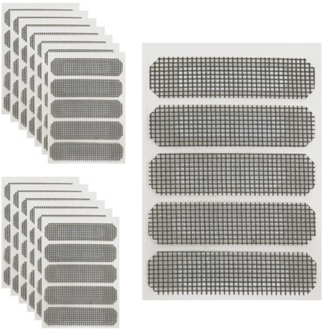 리에노 미세 물구멍 방충망 테이프 블랙, 70개입, 1개