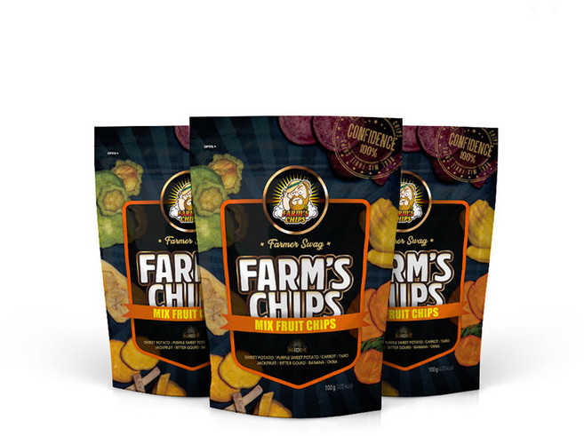 팜스칩스 야채 과일칩, 100g, 3개입