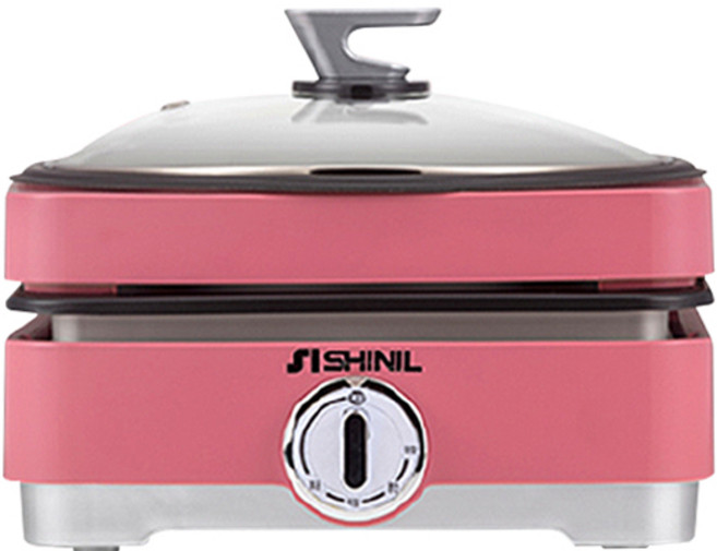 신일 2in1 멀티 전기쿠커, 핑크(SMC-CP2IN1)