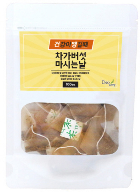 건강이땡길때 차가버섯 마시는날 삼각티백, 1.3g, 100개
