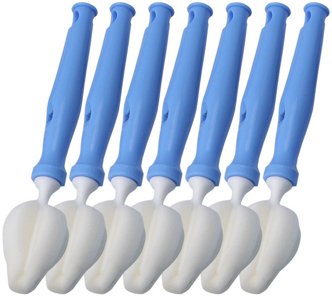 베이비베어 국내 제조 젖꼭지솔, 7개, 블루