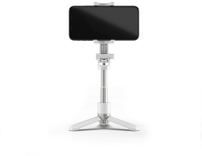 요이치 블루투스 욜로미니 셀카봉, RT-645B(화이트), 1개