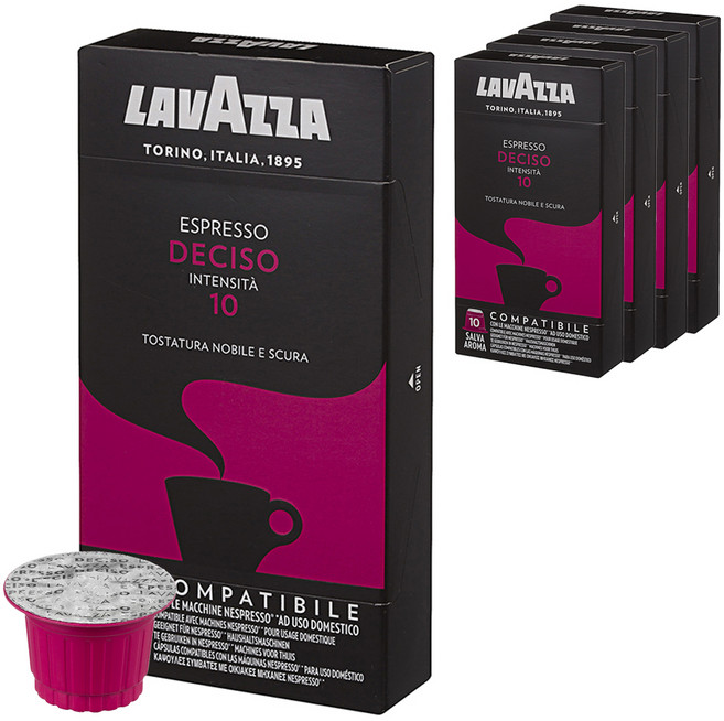 라바짜 캡슐커피 에스프레소 데치소 10p, 5g, 10개입, 5개