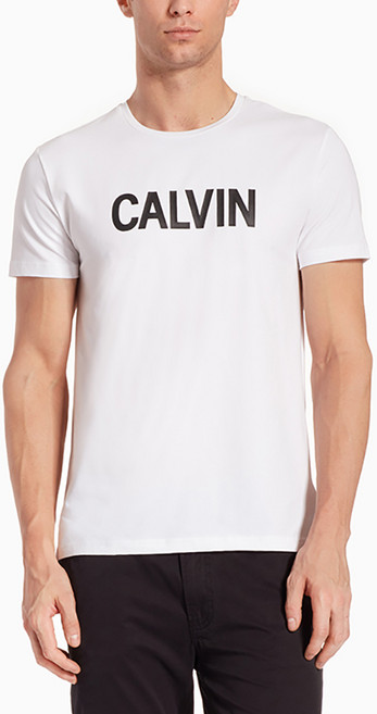캘빈클라인 진 남성용 로고 반팔 티셔츠