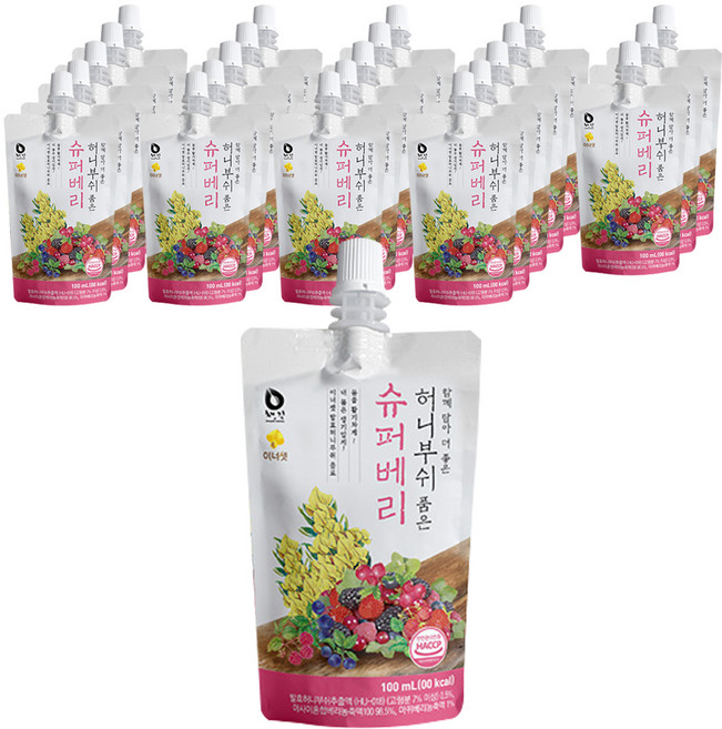 이너셋 허니부쉬 품은 슈퍼베리즙, 100ml, 24개