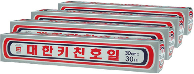 대한웰빙 키친호일, 30m, 4개