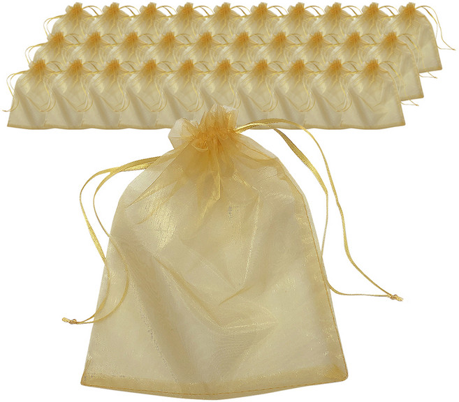 미르코리아 망사주머니 1호, 골드, 50개입