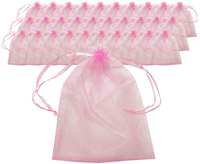 미르코리아 망사주머니 1호, 핑크, 50개입