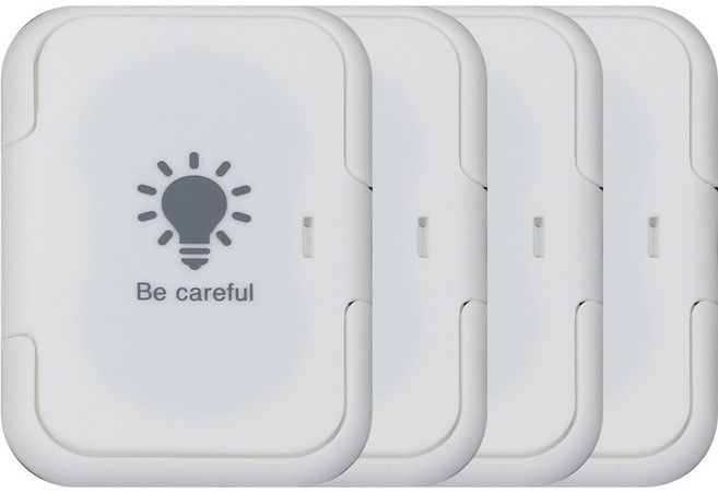 아가드 콘센트커버 안전커버, 4개, 전구