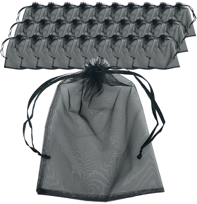 미르코리아 망사주머니 1호, 블랙, 50개입