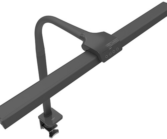 프리즘 LED 스탠드 브로드윙 K 클램프 타입 LSP-9000, 블랙