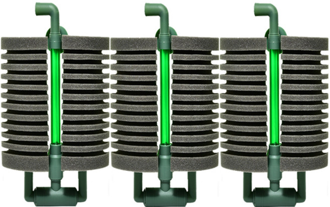 리글라스 슈퍼나노 스펀지 여과기 LS-L, 3개