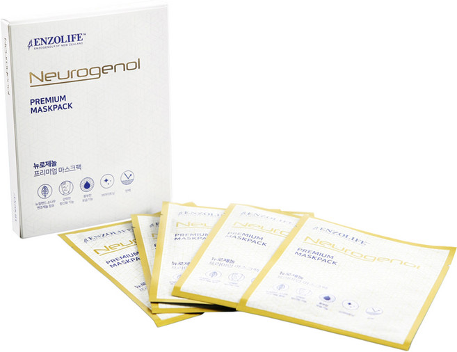 엔조라이프 뉴로제놀 프리미엄 마스크팩, 1개, 5개입