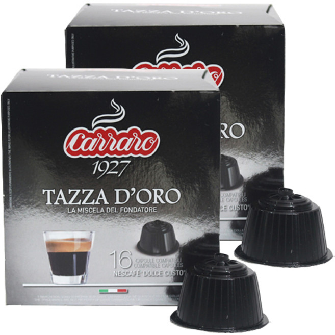 까라로 돌체구스토 호환 캡슐 디오로, 7g, 16개입, 2개
