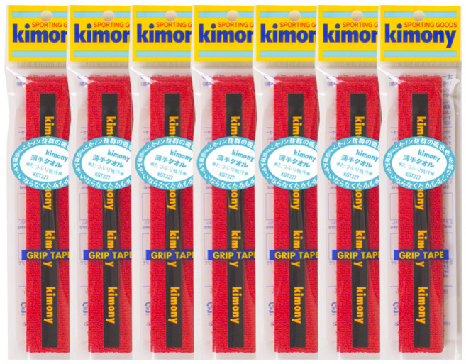 키모니 뉴 배드민턴 타올그립 KGT227 7p, 레드, 7개