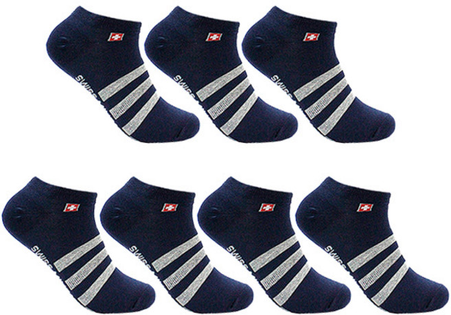 스위스밀리터리 남성용 스니커즈 7족 양말 SM-15