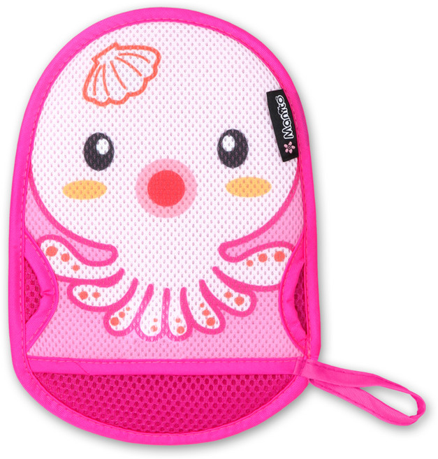 마니또 쥬쥬 유아 목욕장갑, 옥토퍼스(어덜트), 1개