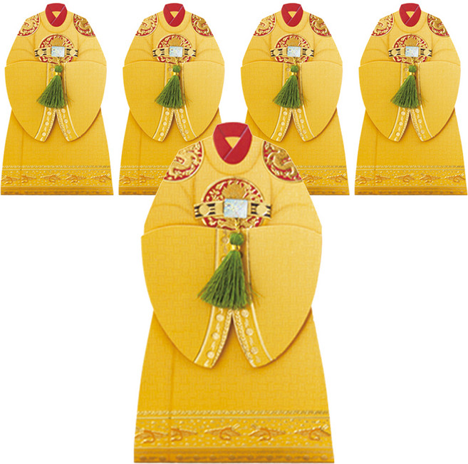 프롬앤투 감사 축하 연하장 카드 5p + 봉투 5p T303-3, 혼합 색상, 1세트