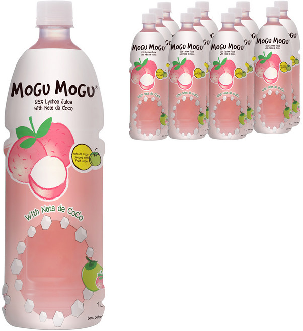 모구모구 리치맛 음료, 1L, 12개