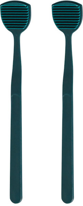 생활도감 10중 스크래퍼 혀클리너 그린, 2개