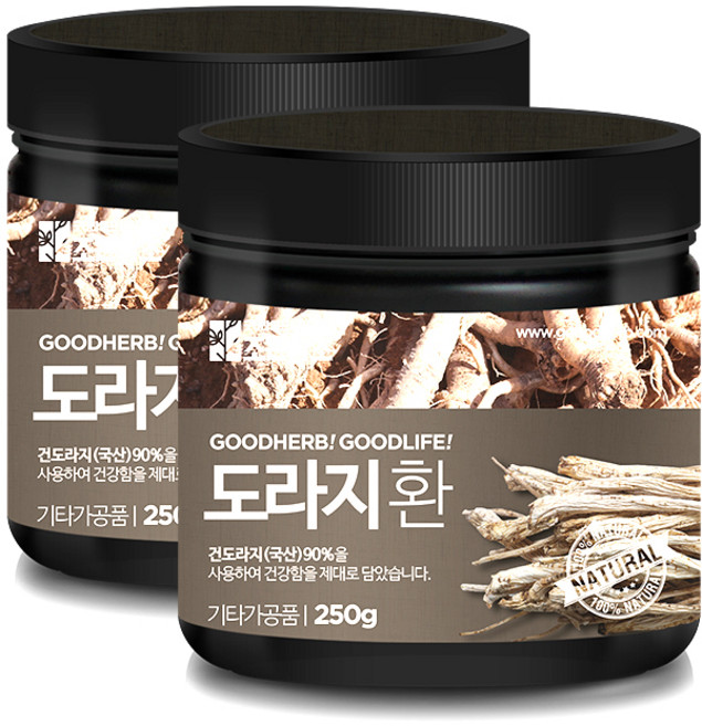 조은약초 프리미엄 도라지환, 2개, 250g