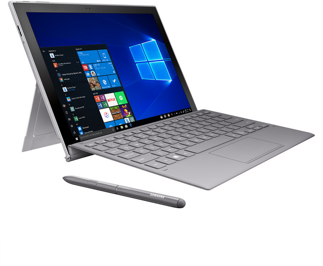 삼성전자 갤럭시북2 LTE 128GB 태블릿PC, SM-W737N, 실버
