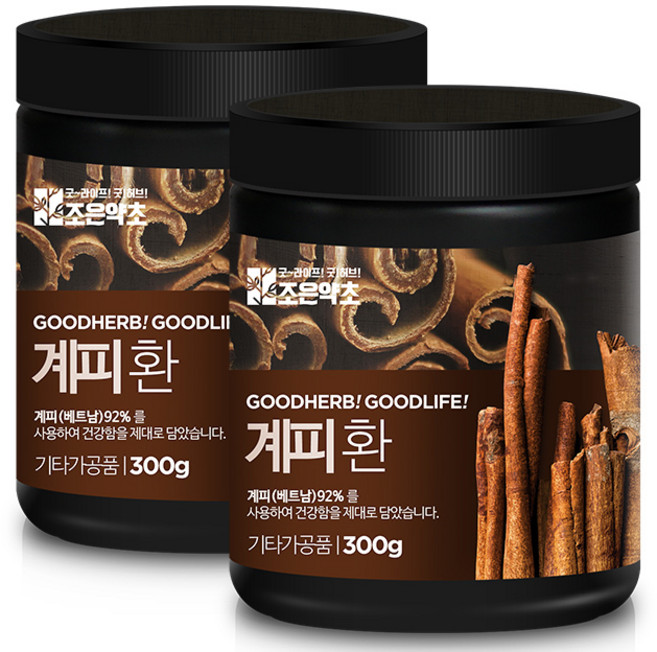 조은약초 프리미엄 계피환, 2개, 300g