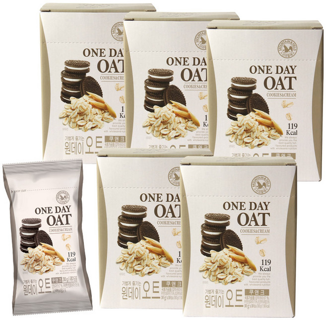 산과들에 원데이오트 쿠앤크맛 10p, 300g, 5개