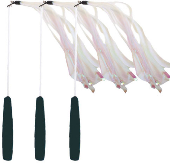 아이엠 고양이 파다닥 힐링 2단 낚시대 반짝이투명리본, Black, 3개