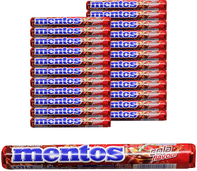 멘토스 콜라향, 37.5g, 24개