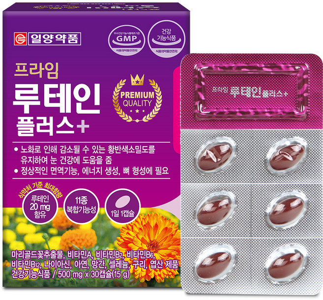 일양약품 프라임 루테인 플러스, 30정, 1개