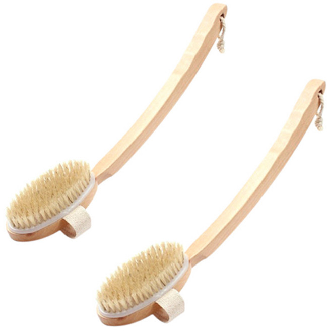 더자카 분리형 곡선 등밀이 샤워솔 Y201LBBI046, 혼합 색상, 2개, 1개입