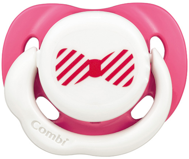 콤비 스마일 노리개 젖꼭지, 러블리 베리, L(8개월~18개월), 1개