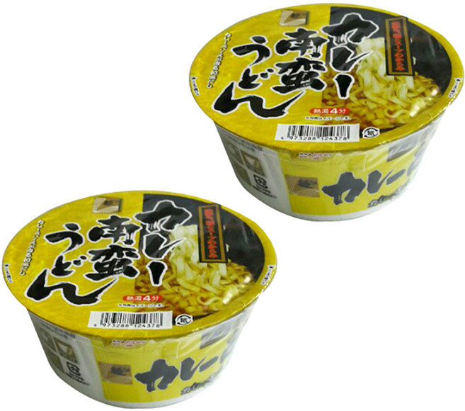 멘노스나오시 컵 카레 우동, 81g, 2개