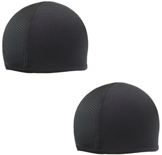 메이크스피드 자전거 멀티 쿨캡 2p, 블랙, 1세트