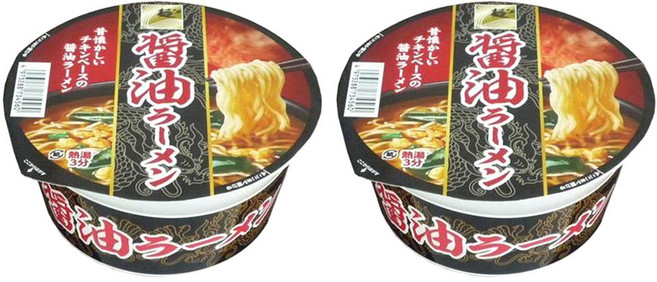 멘노스나오시 쇼유 컵라멘 78g, 2개