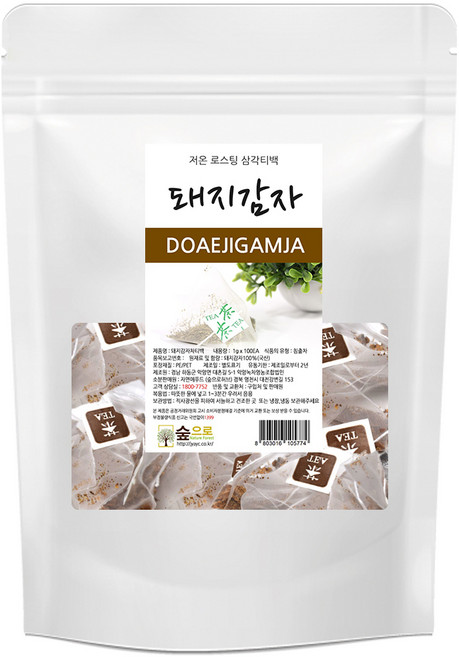 숲으로허브 돼지감자차 삼각티백, 1g, 100개입, 1개