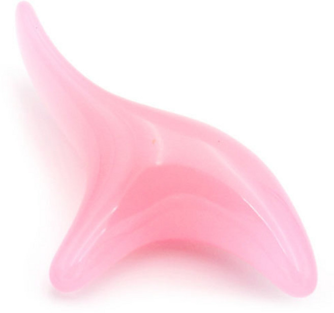 리빙플로우 대박 뾰족이 삼각 발바닥 지압기, 1개, 핑크